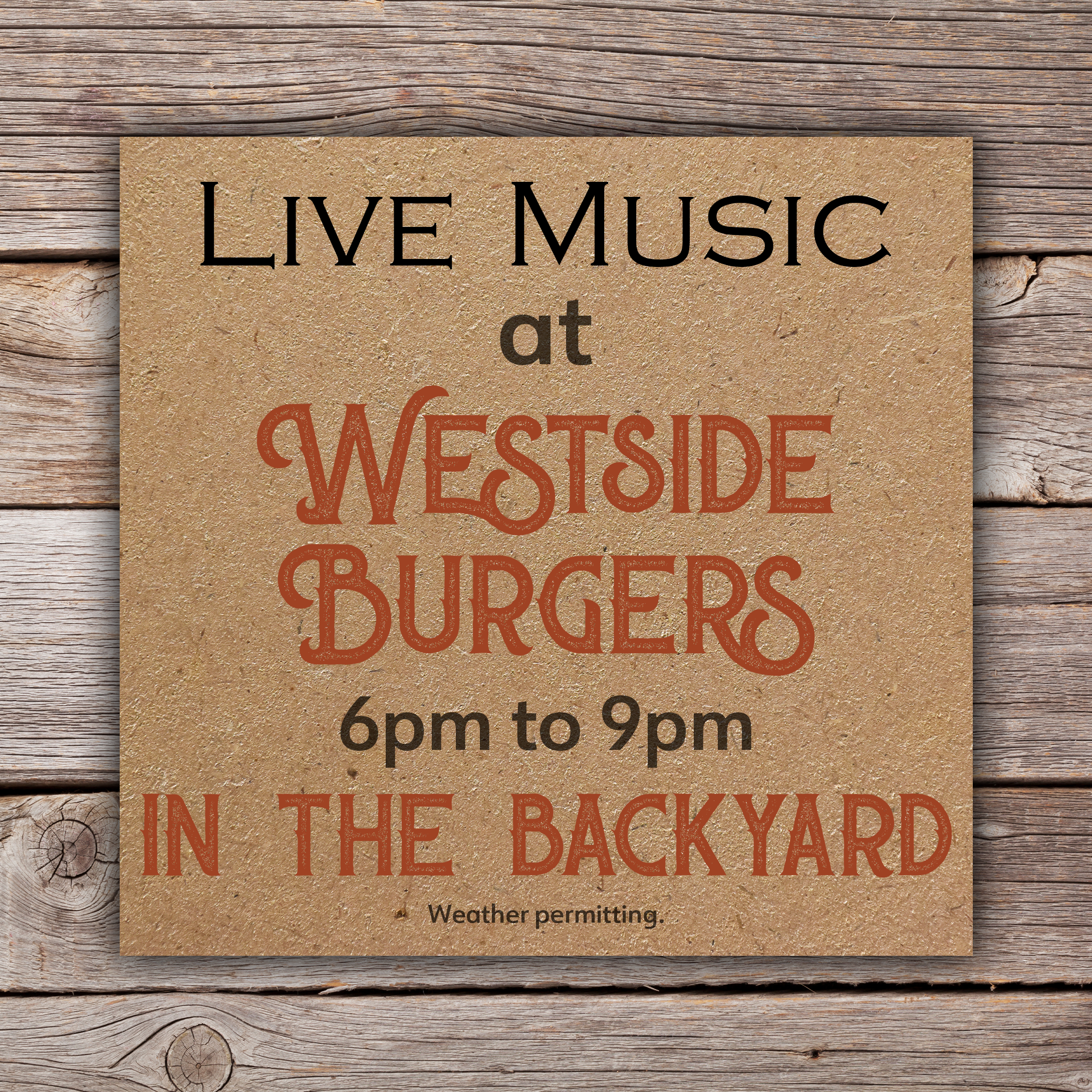 Live Music at Westside - Mike Gombas